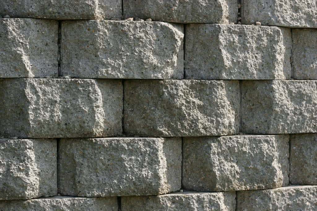 Muro de pedras de mão. 