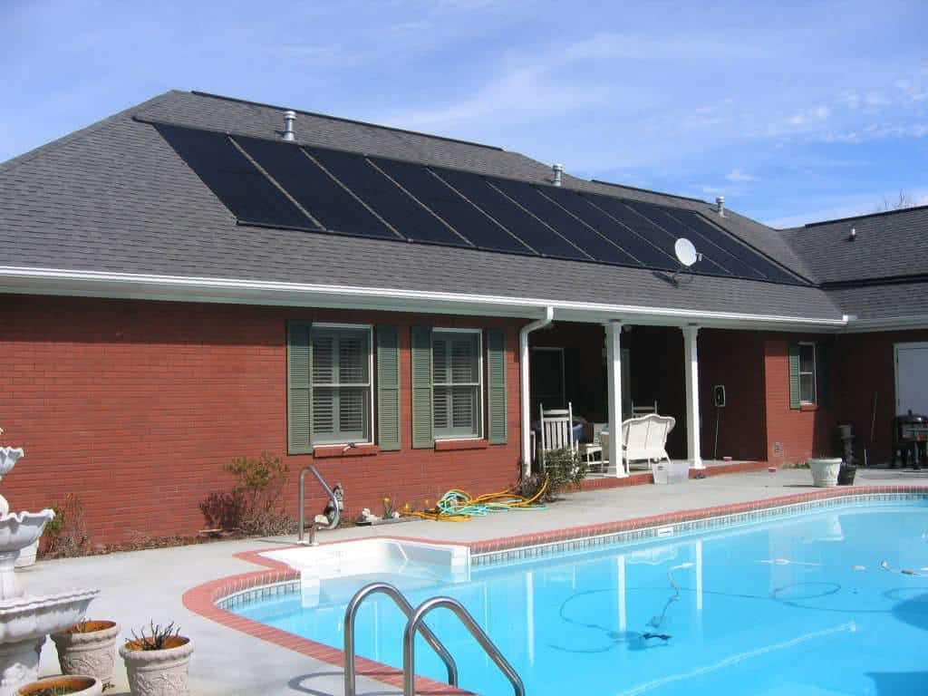 painel solar piscina