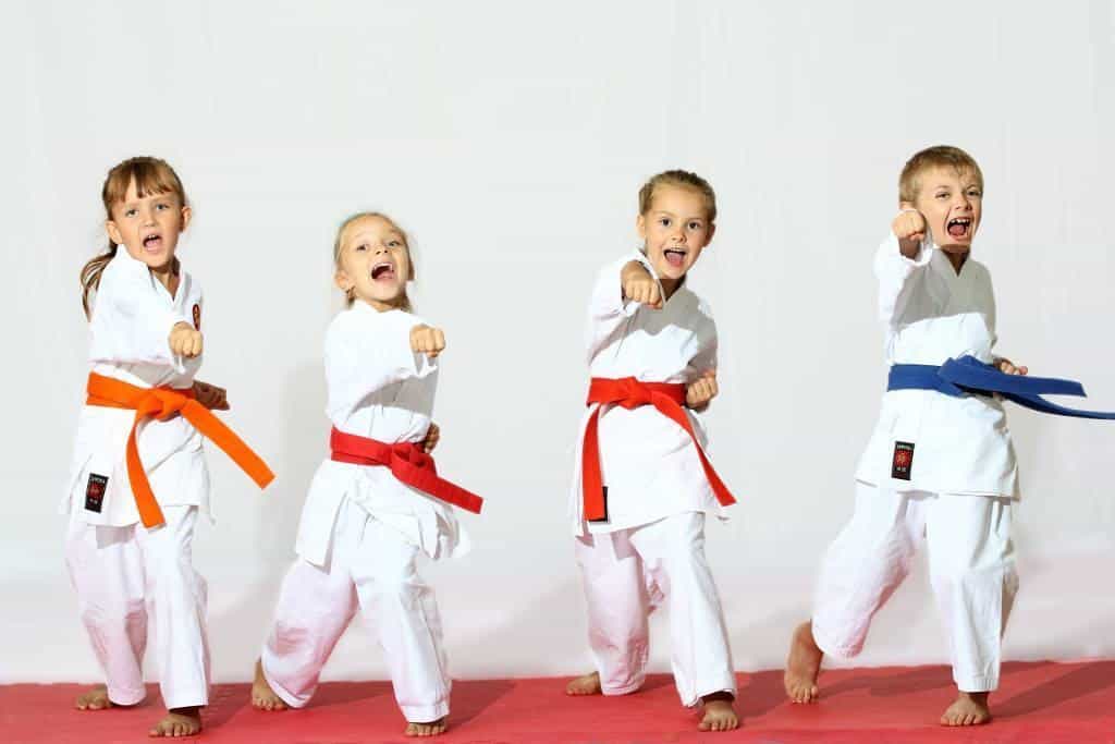 crianças artes marciais exib