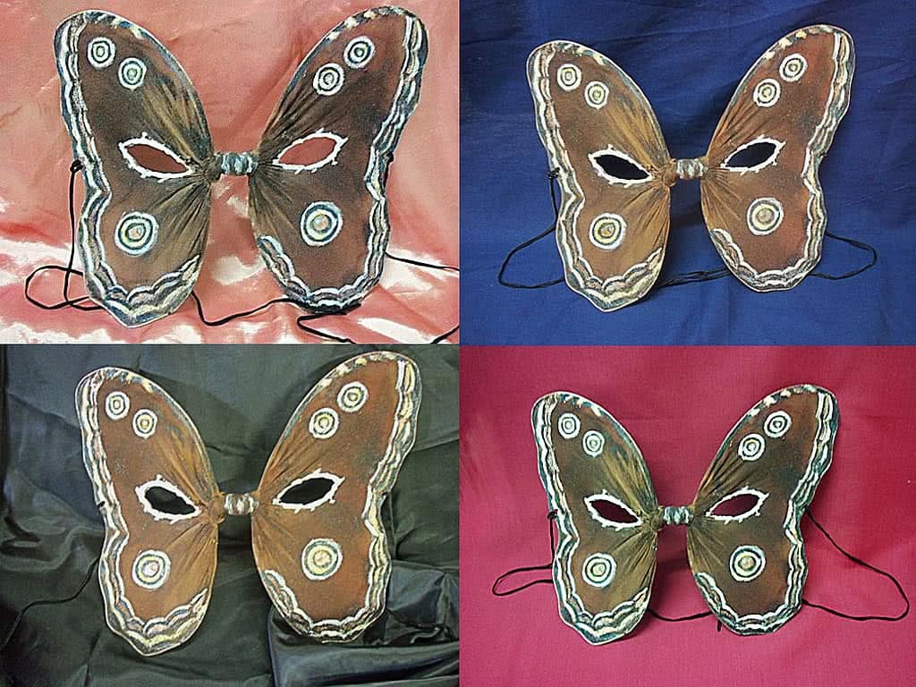 mascara mariposa