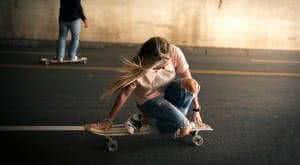 mulher skate