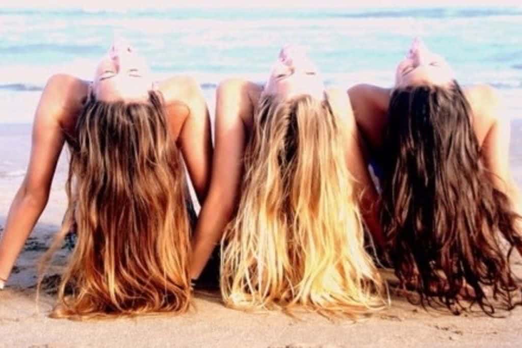 cabelos praia