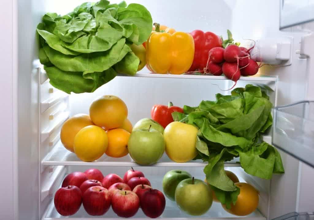 frutas verduras legumes geladeira
