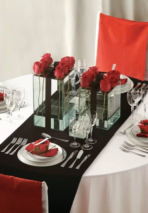 mesa jantar romantico