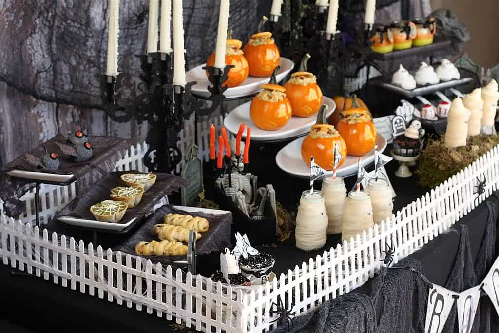 mesa de halloween