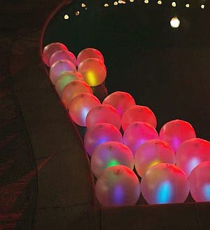 balões luminosos