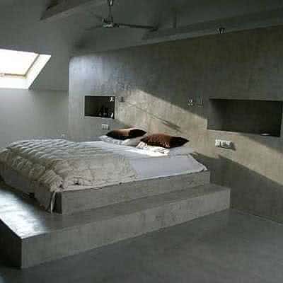 cama de concreto