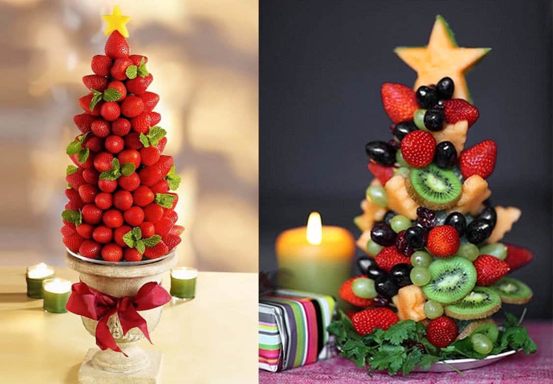 decoração de mesa com frutas