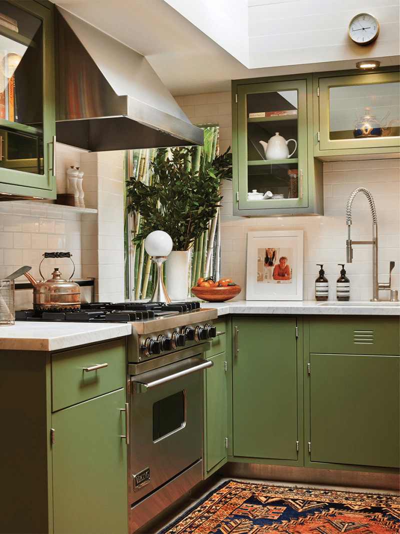 cozinha verde clara