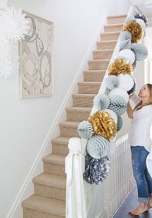 decoração da escada