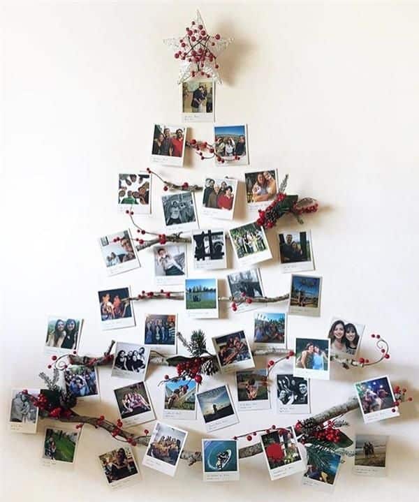 árvore de natal de fotos