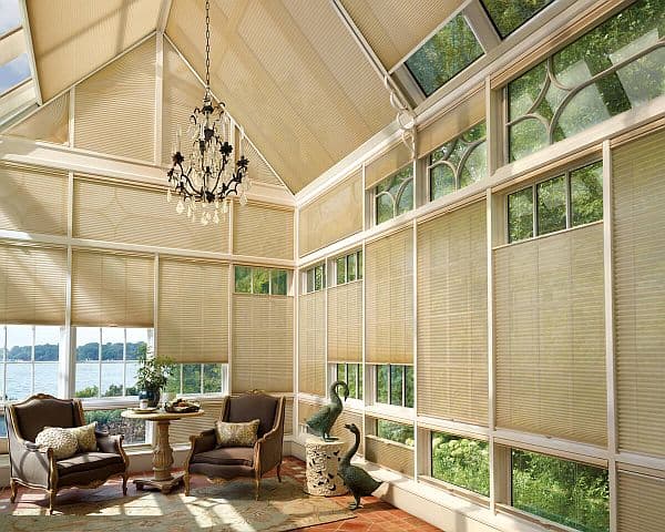 cortinas para telhado de vidro