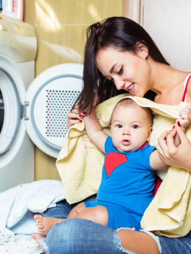 Cuidados com a secagem e armazenamento das roupas do bebê